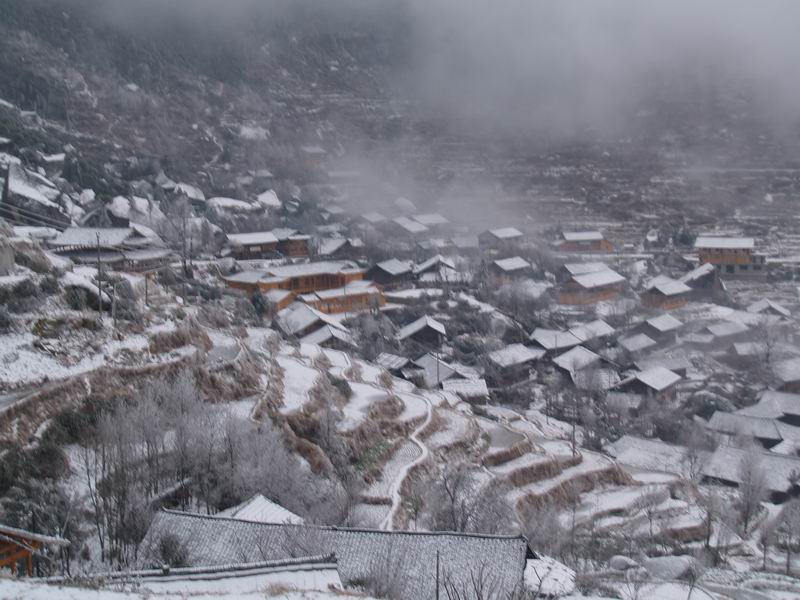 瑶乡雪景 摄影 土木人