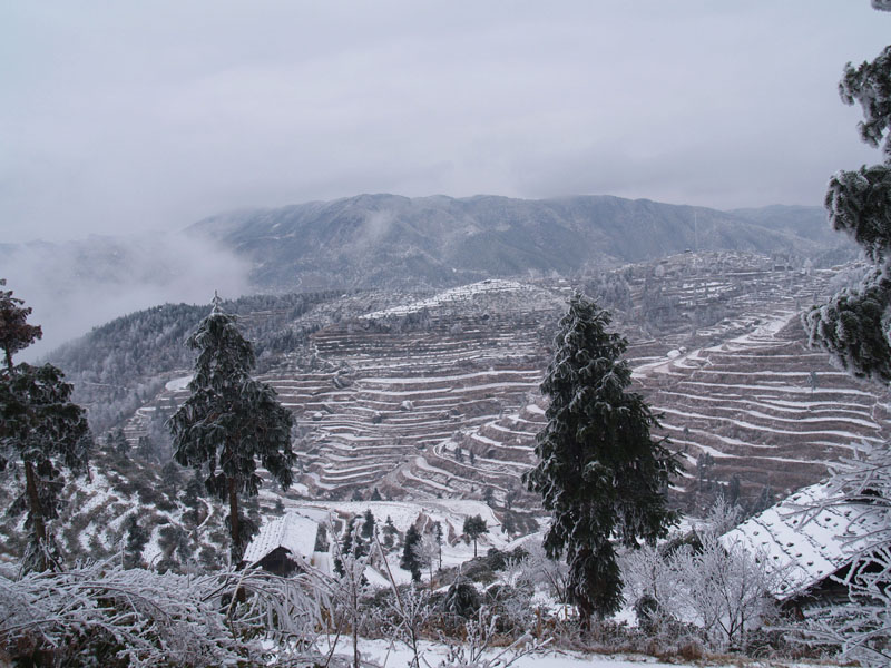 瑶乡雪景2 摄影 土木人