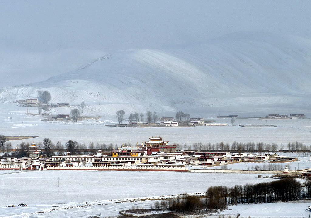 惠远寺雪景 摄影 luhailin