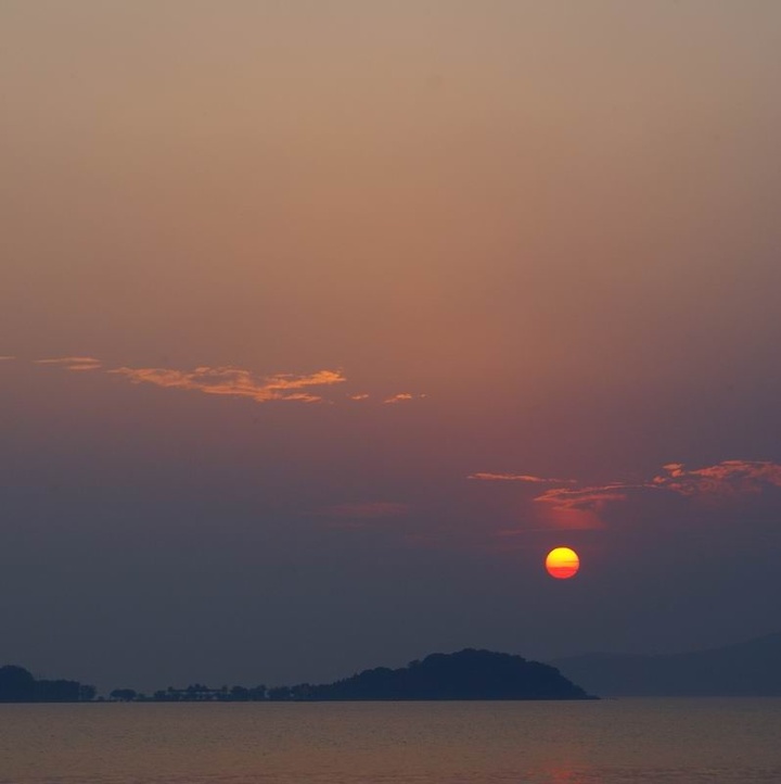 太湖夕阳 摄影 二把刀