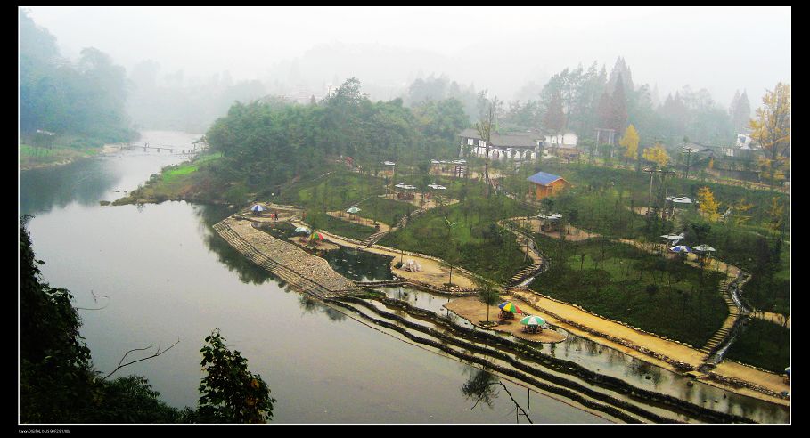 街子古镇外景 摄影 明月松尖照