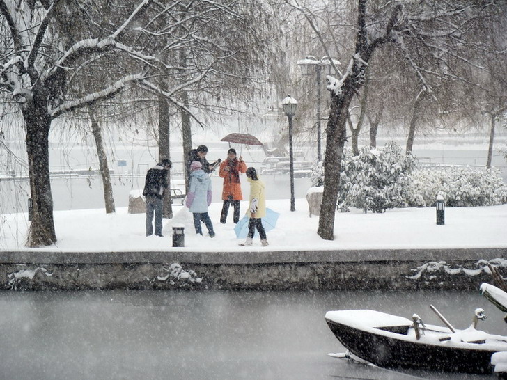 南湖雪趣 摄影 金风