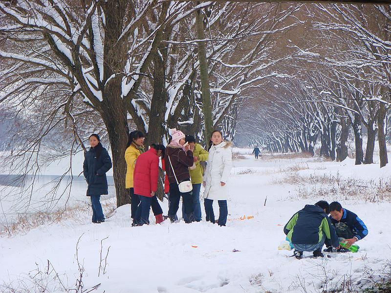 风雪河畔 摄影 车古尖