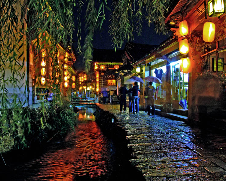 夜雨丽江 摄影 赋欲