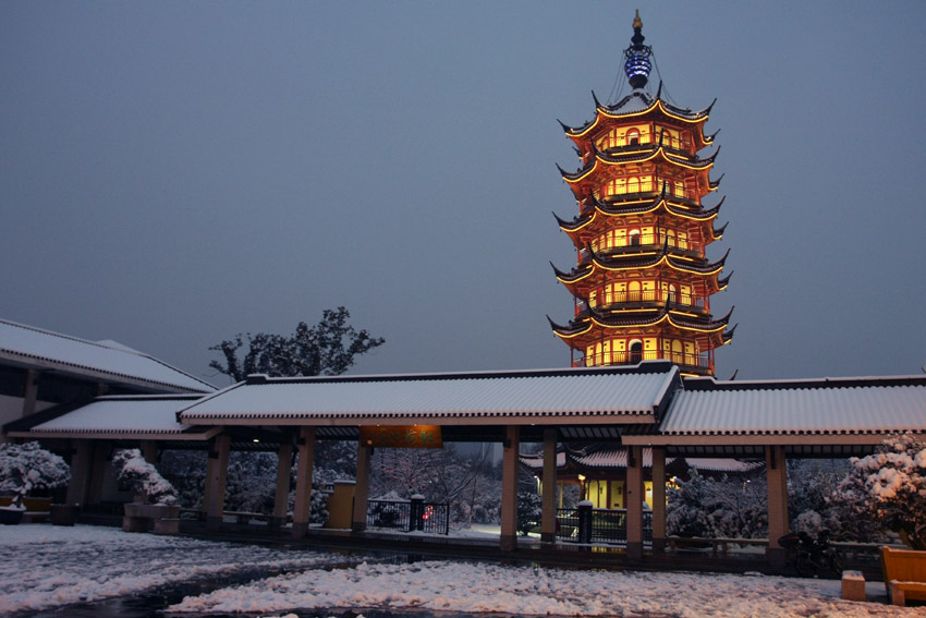 文笔雪景 摄影 也好这一口