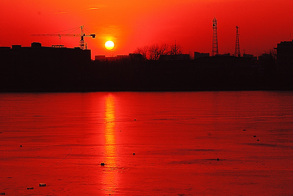 北海西-----夕阳红 摄影 ZUZI