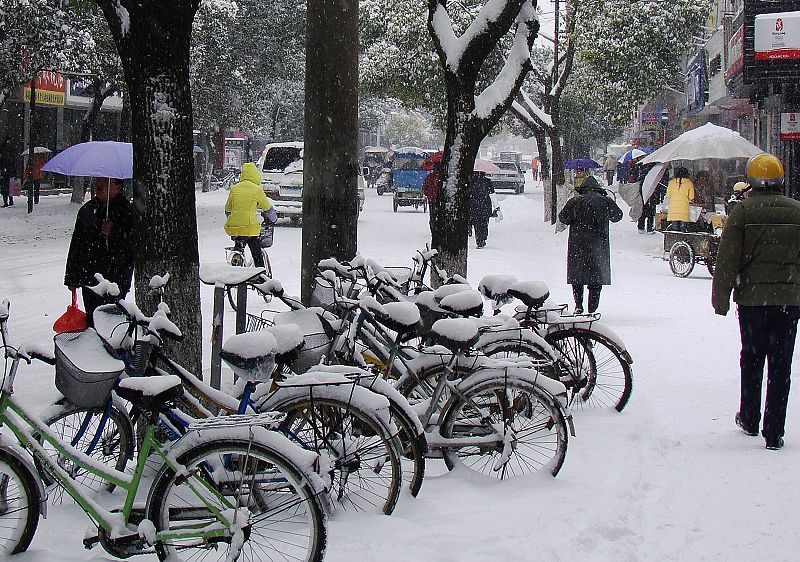 大雪落椒陵 摄影 车古尖