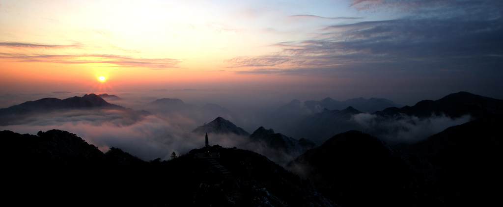 满目青山夕照明 摄影 曹黎明