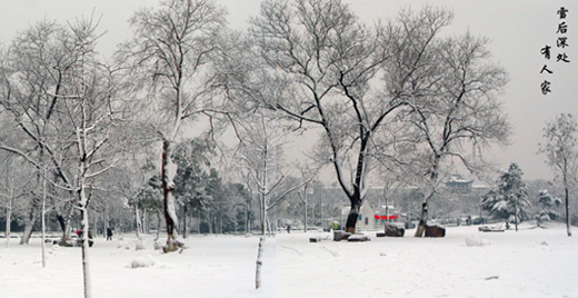 雪后深处有人家 摄影 昆仑客