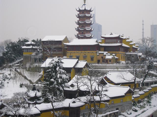 大雪鸡鸣寺 摄影 KOALA考拉