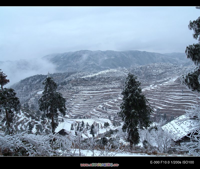 花瑶雪景 摄影 土木人