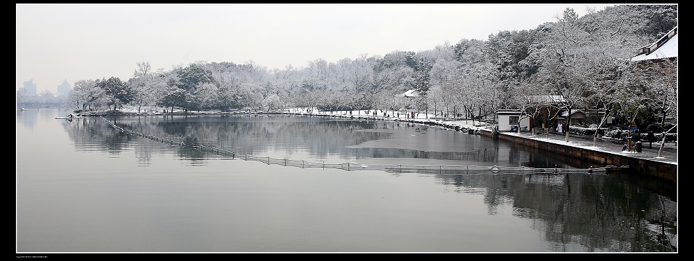 孤山雪景 摄影 行者123