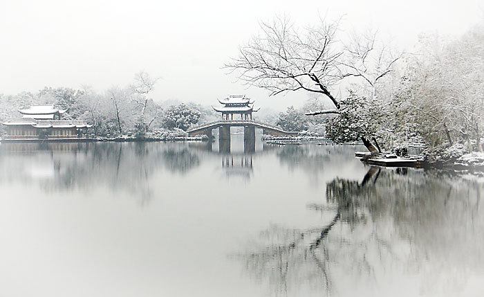 西湖雪景 摄影 杭州老潘