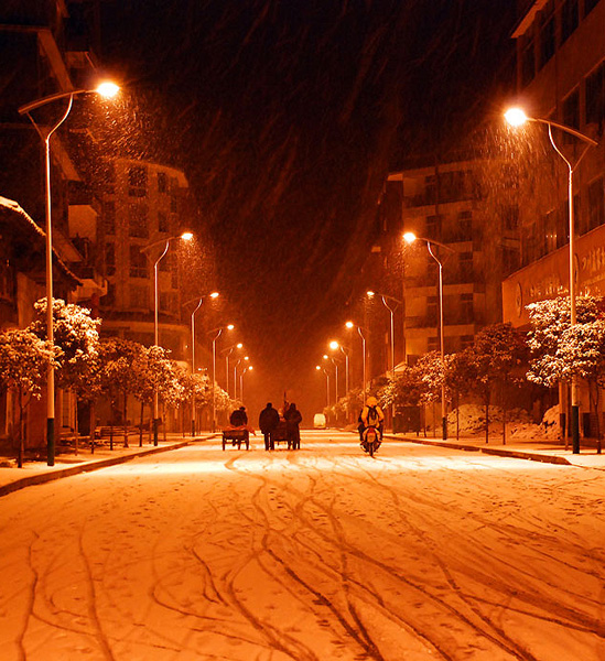 风雪夜归人 摄影 zwszws