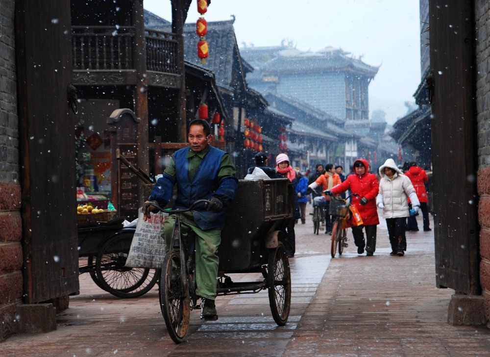 08年甑子场第一场雪 摄影 劳动人民