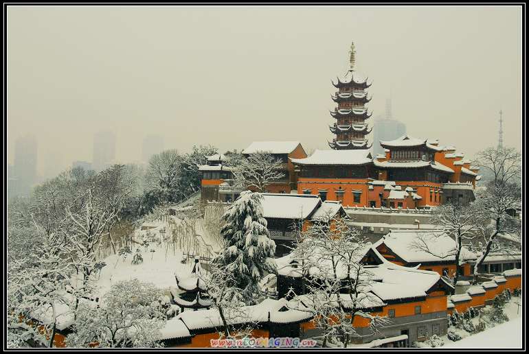 雪后鸡鸣寺 摄影 yirong