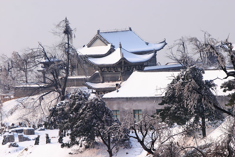 深山古寺 摄影 淮水一沫