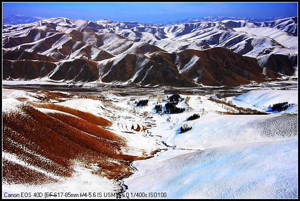 阴山披雪 摄影 GAOWA