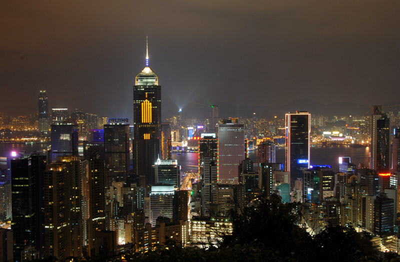 维多利亚港湾夜景 摄影 子杰