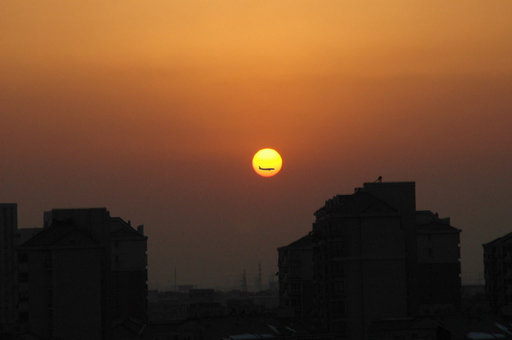 夕阳 摄影 老小无欺