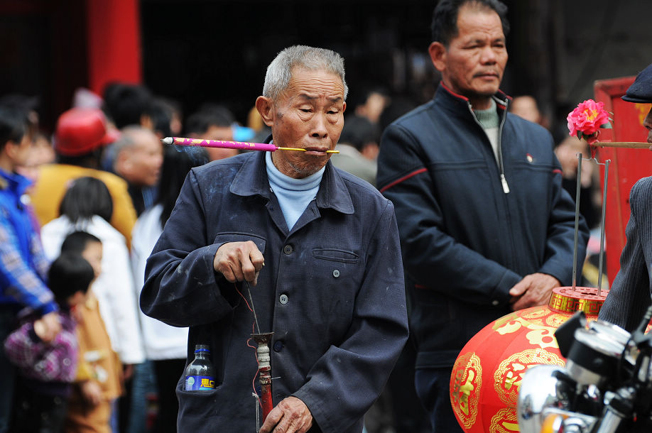 民俗游-放铳人 摄影 langaa