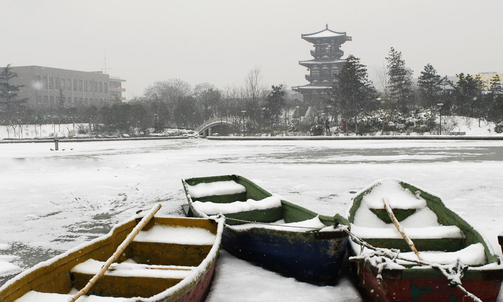 雪船 摄影 梦杳