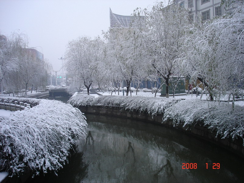 河上雪 摄影 老自在