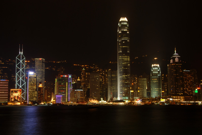 维多利亚港夜景 摄影 子杰