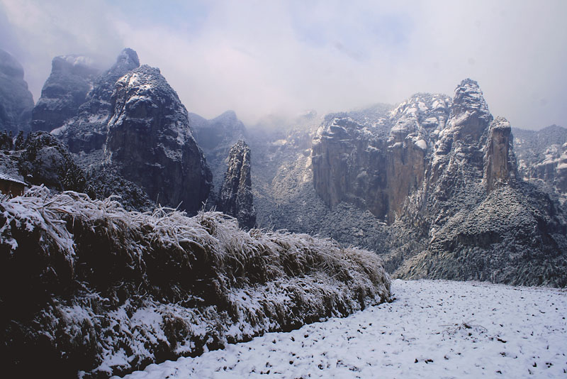 田市公盂雪景 摄影 chau