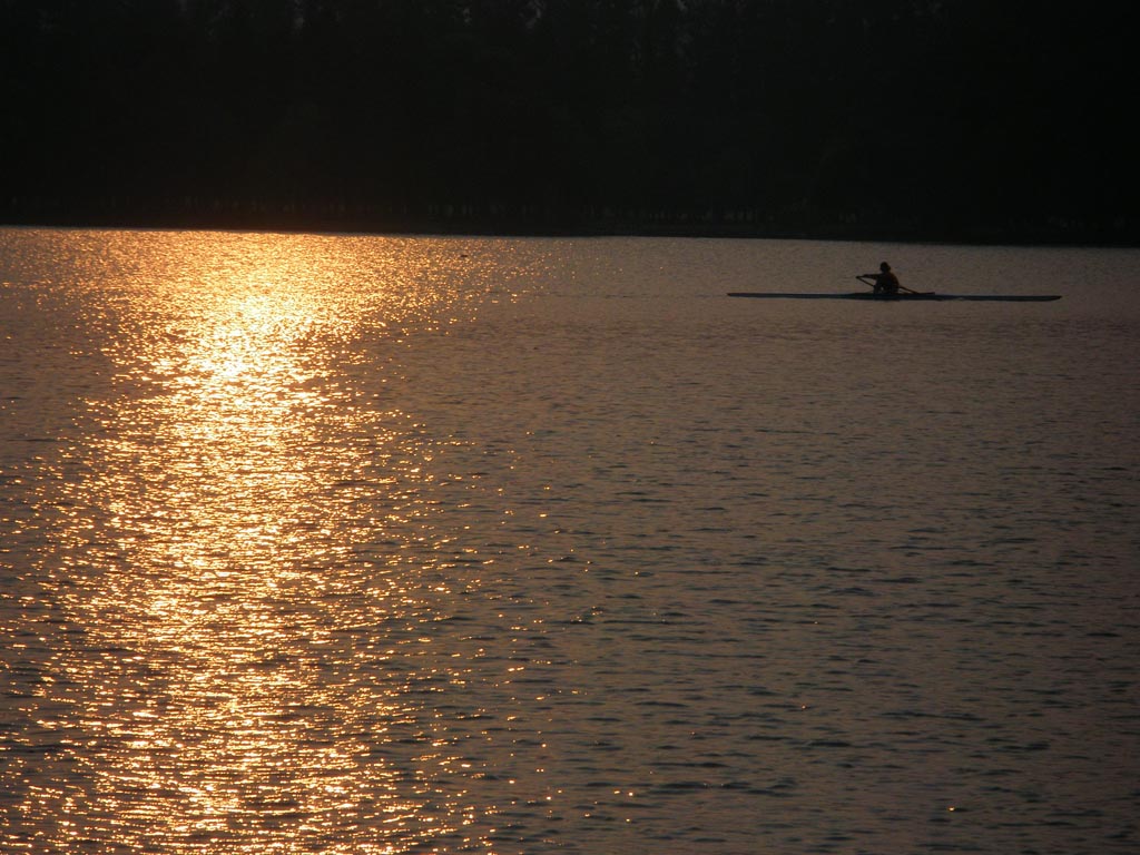 夕阳.西湖 摄影 巅峰小强