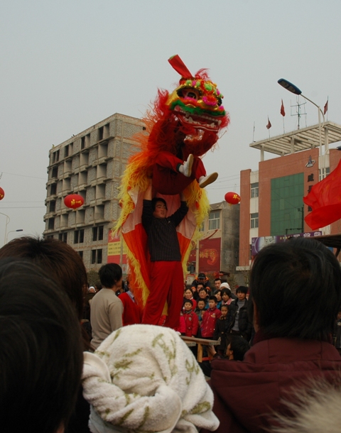 雄狮献技庆春来 摄影 翔羽