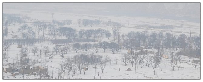 下湾雪景图 摄影 会州捕快