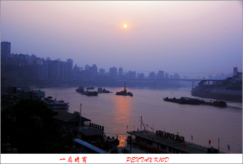 山城夕照 摄影 一扇晴窗