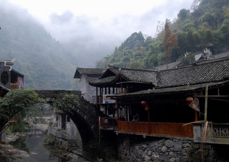 寂静山村 摄影 曹汉勇