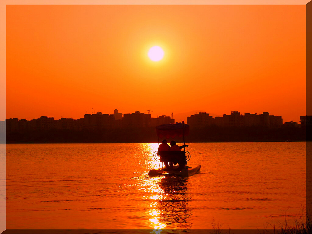 金色夕阳伴侣 摄影 闽南戏子