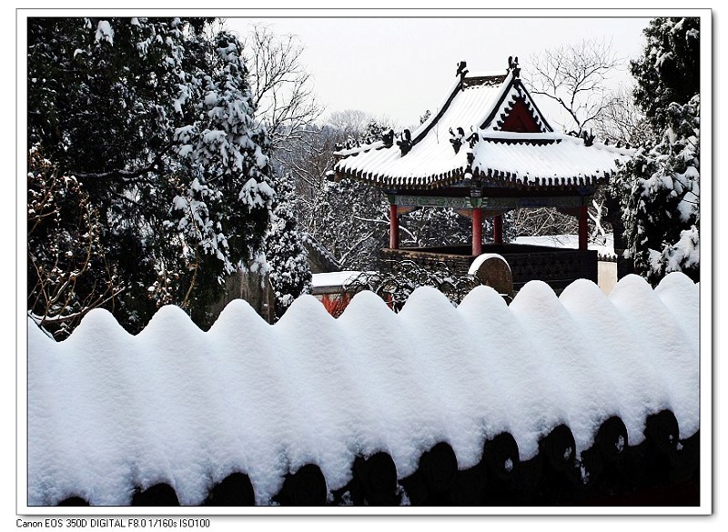 风雪钟鼓楼 摄影 寒柳