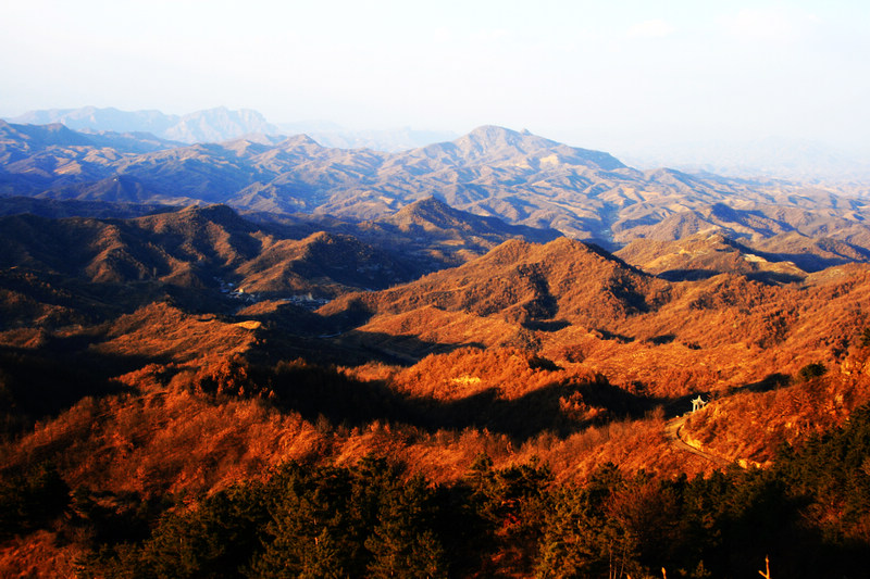 一览众山小 摄影 拍山摄氺