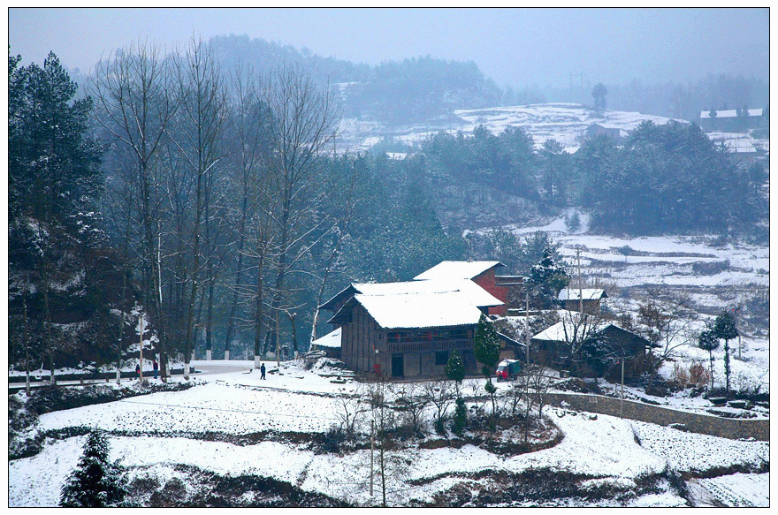 渝东雪景02 摄影 尹成