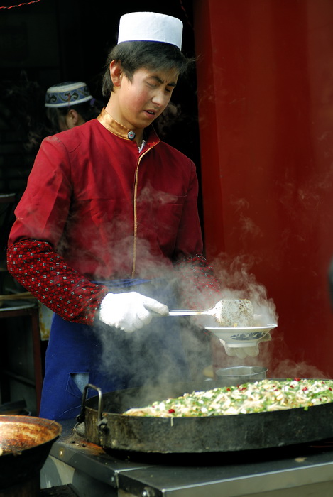 羊肉炒饭，美得太！ 摄影 易平