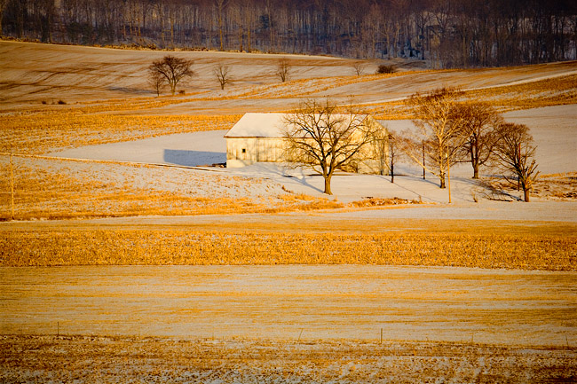 Winter Farmland, PA, USA 摄影 yuhan