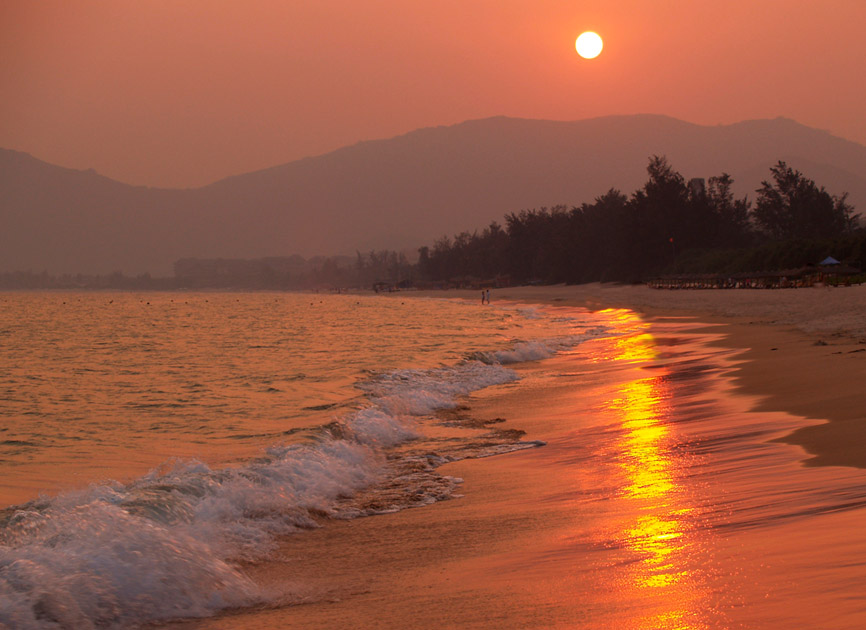 亚龙湾夕照 摄影 平淡似水