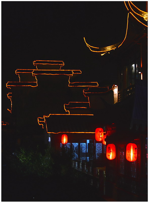 南京秦淮河夜景 摄影 风影之韵