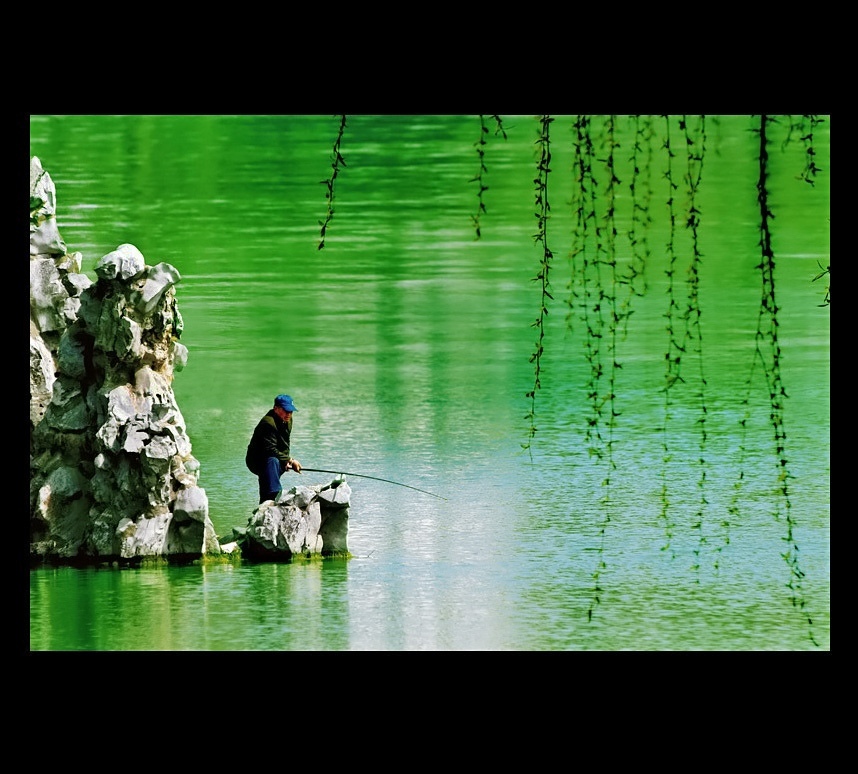 春钓 摄影 -深山红叶-