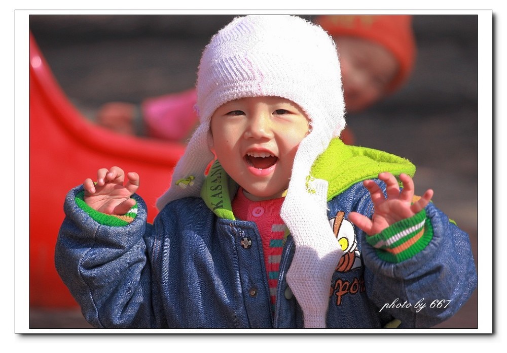 幼儿园里的娃娃 摄影 六六七