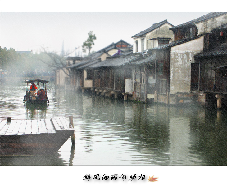 斜风细雨何须归 摄影 秋叶的记忆