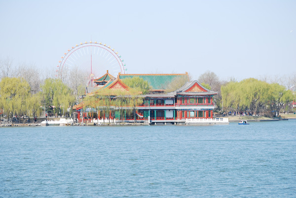 北京龙潭湖春景 摄影 真实还原