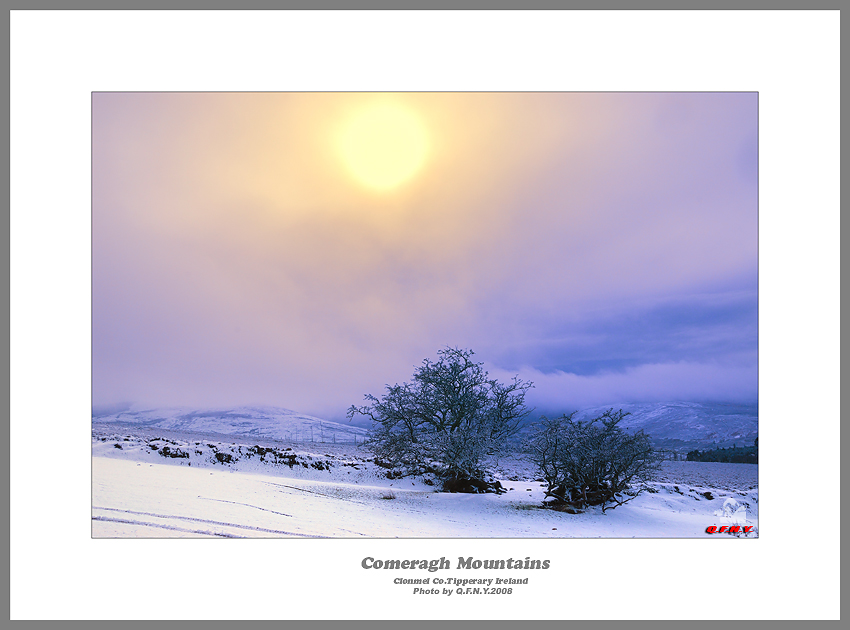 Comeragh Mountains 三月雪 摄影 清风弄影