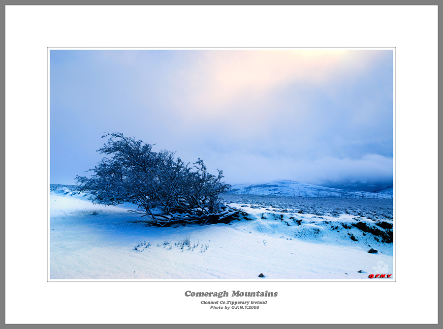 Comeragh Mountains 三月雪 摄影 清风弄影