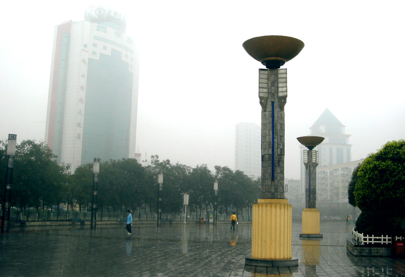 雨后 摄影 紫色女人