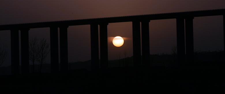 夕阳 摄影 大理河